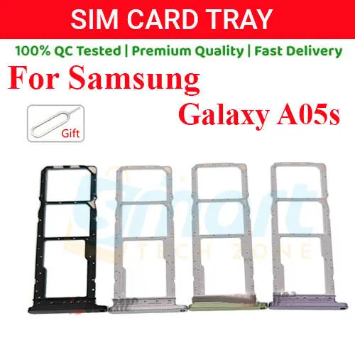 Samsung Galaxy A05s Sim Tray Micro SD Card Slot with Sim Ejector Pin Replacement Part Sim Trays & Ejector Pins Price in Bangladesh - Mobile.com.bd