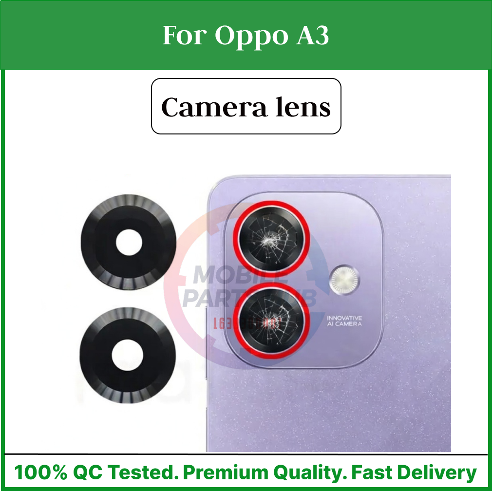 Camera Main Glass Lens  For Oppo A3  Replacement Part (Not Tempered Camera Glass Protector) Mobile Parts & Accessories Price in Bangladesh - Mobile.com.bd