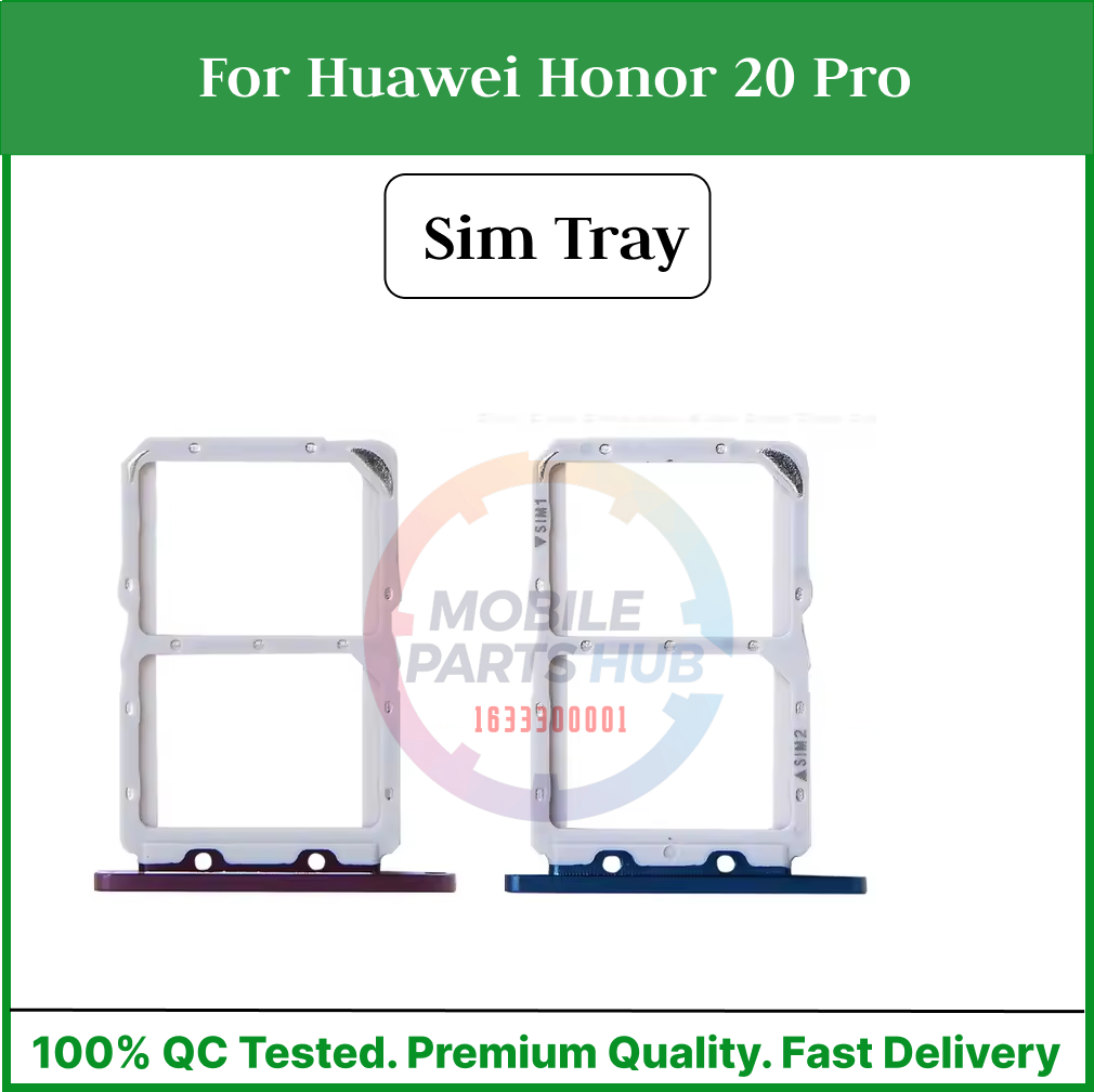 Huawei Honor 20 Pro Sim Tray Micro SD Card Slot with Sim Ejector Pin Replacement Part Mobile Parts & Accessories Price in Bangladesh - Mobile.com.bd