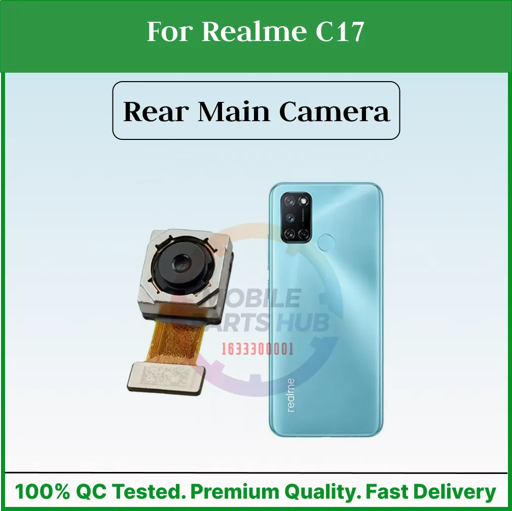 Rear Camera For Realme C17 Back View Main Big Backside Camera Module Flex Cable Replacement Repair Spare Parts Flex Cables Price in Bangladesh - Mobile.com.bd