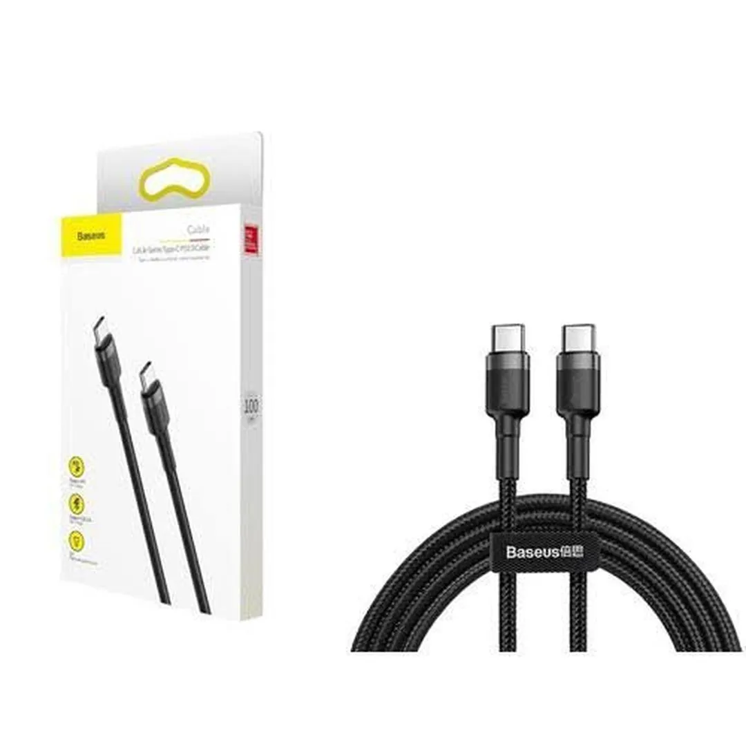 Baseus 60W Fast Charger Cable USB C to C Type-C 2M meter Chargers Adapters Price in Bangladesh - Mobile.com.bd