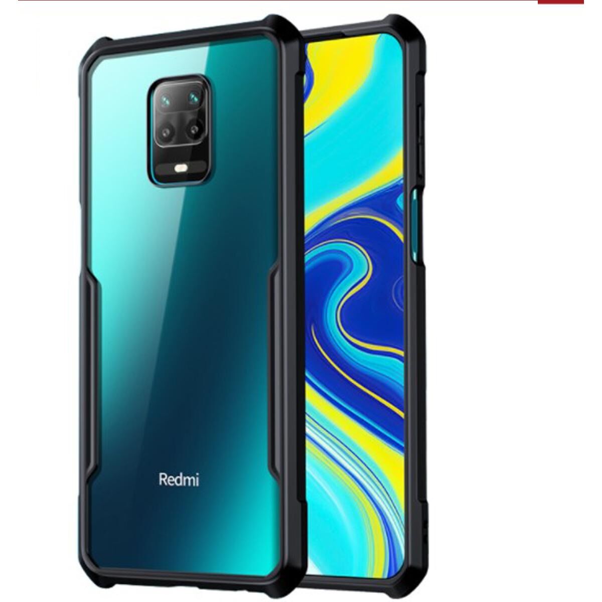 Xundd Ipaky For Xiaomi Redmi Note 9 Pro Case Shock proof Cover, Fitted Cases, Transparent Shell