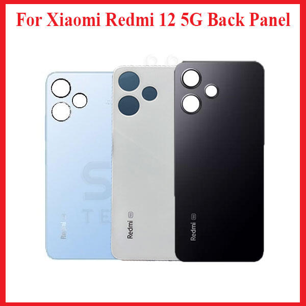 Xiaomi Redmi12 5G Back Panel/Backshell/ Casing + Without Camera Lens + Without Side Buttons With Logo-All Colors Available Replacement Parts Price in Bangladesh - Mobile.com.bd