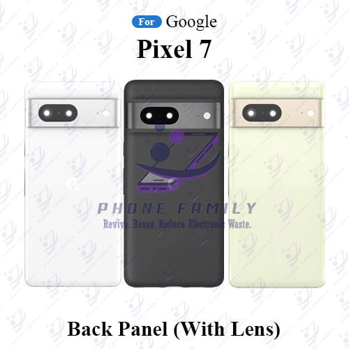 For Google Pixel 7 Back Panel/Backshell/ Casing + Camera Lens With Logo-All Colors Available Price in Bangladesh - Mobile.com.bd