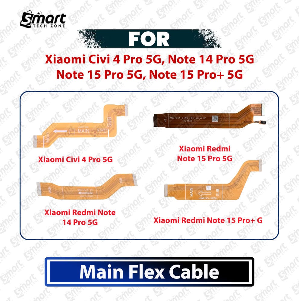 Xiaomi Civi 4 Pro 5G, Redmi 14 Pro 5G, 15 Pro 5G, 15 Pro+ 5G Main Board Motherboard Connector Flex Cable Replacement Repair Part - Price in Bangladesh