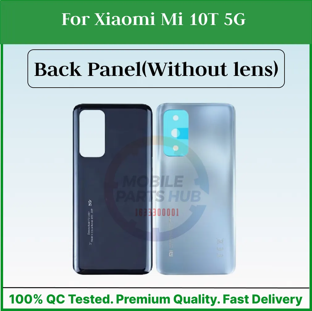 For Xiaomi Mi 10T 5G Back Panel/Backshell/ Casing With Logo-All Colors Available Back Panels & Housings Price in Bangladesh - Mobile.com.bd