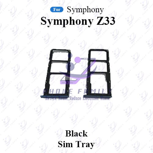 For Symphony Z33 Sim Slot /SD Card Tray /Holder Card compatible - Price in Bangladesh