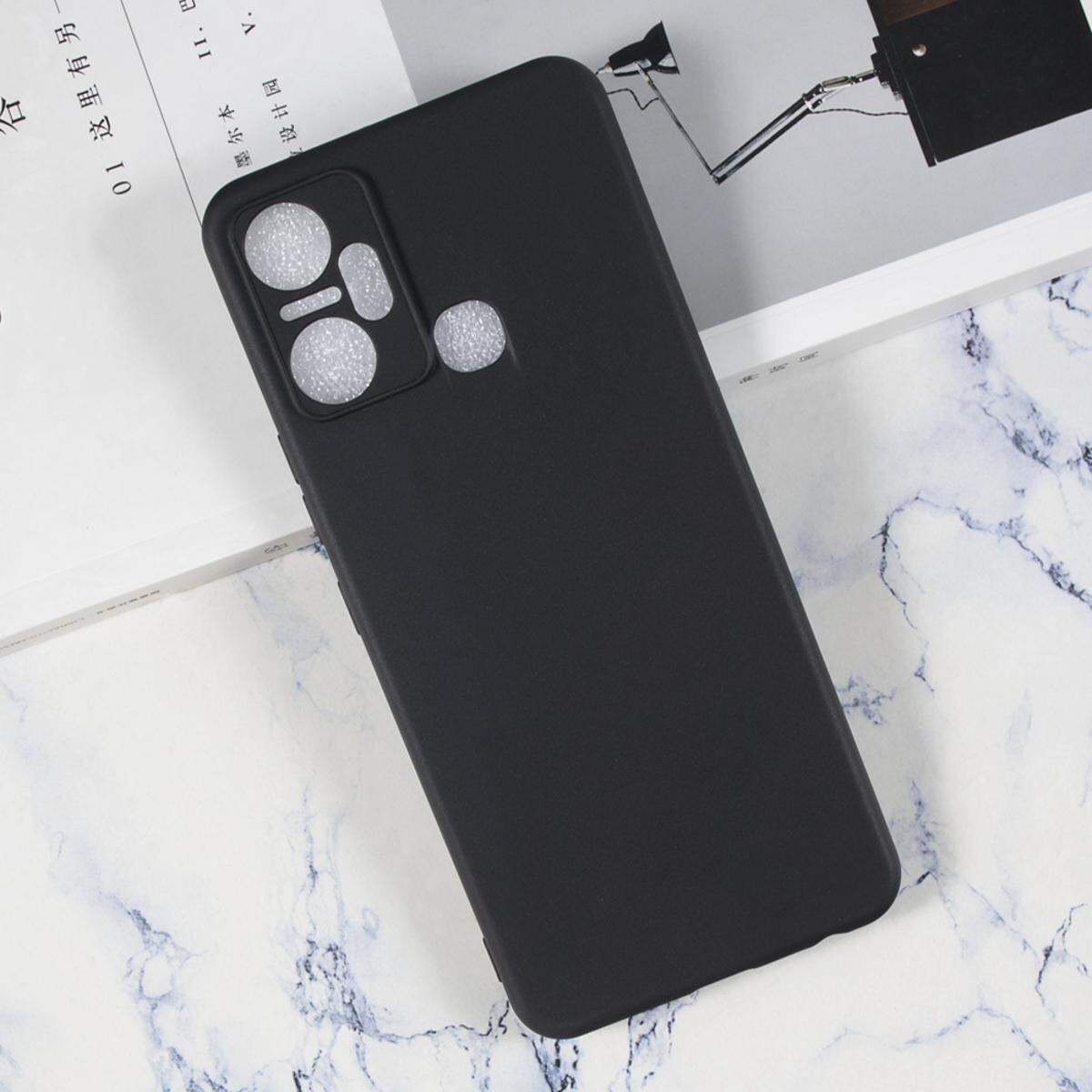 Infinix for Infinix Smart 6 Plus Back Cover Simple Candy Color Square Edge Liquid Silicone Phone Case Case & Cover Price in Bangladesh - Mobile.com.bd