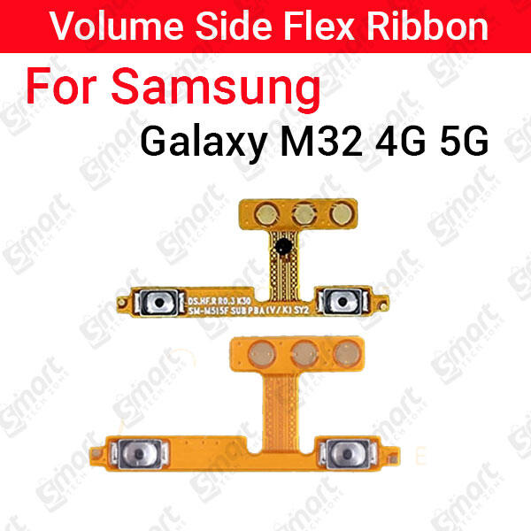 For Samsung Galaxy M32 4G 5G Side Volume Up Down Buttons Flex Cable Replacement Parts Price in Bangladesh - Mobile.com.bd