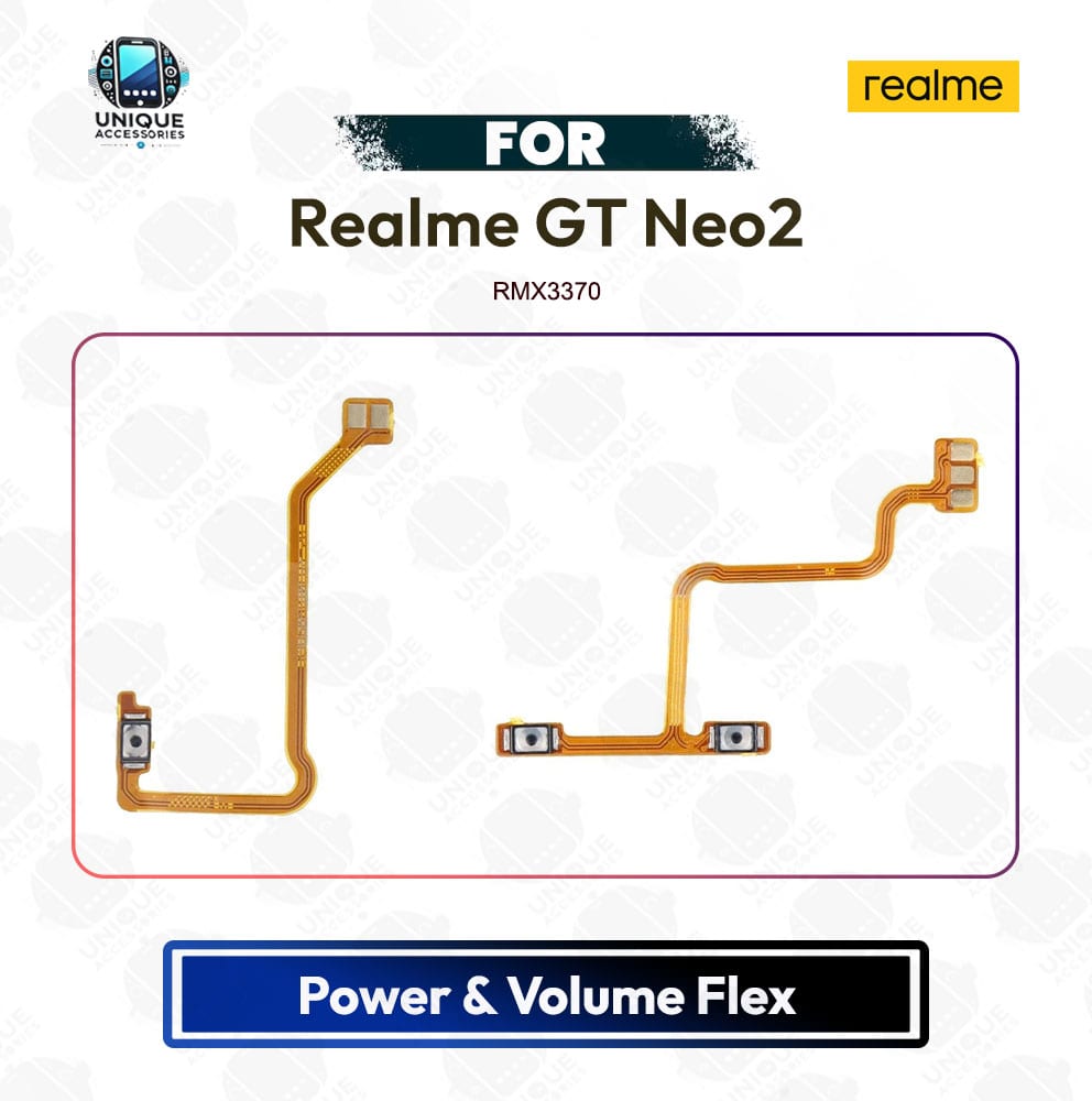 Realme GT Neo2 Power and Volume/On Off Key Flex Cable Replacement Parts RMX3370 - Price in Bangladesh