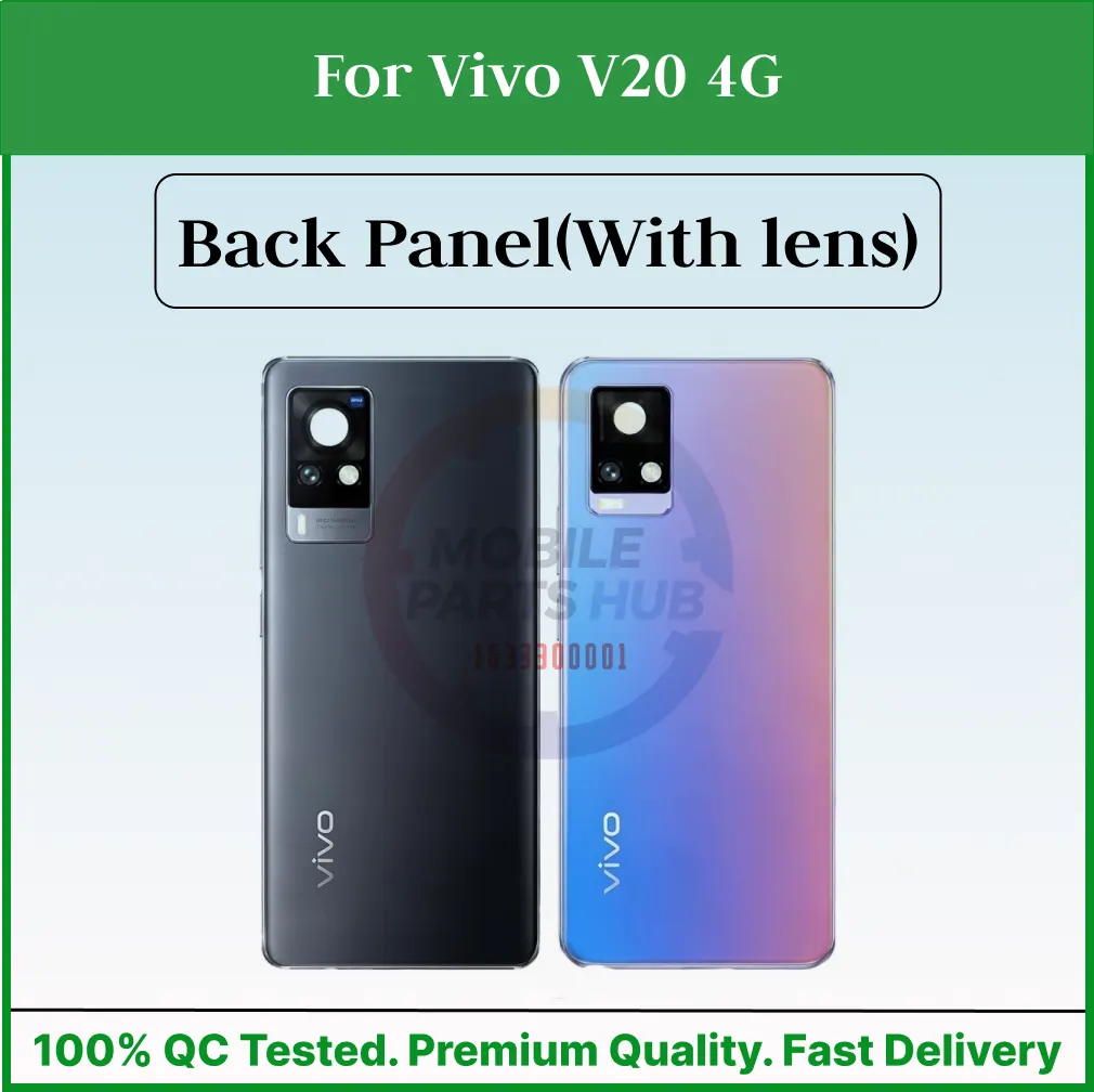 For Vivo V20 4G Back Panel/Backshell/ Casing Logo-All Colors Available Back Panels & Housings Price in Bangladesh - Mobile.com.bd