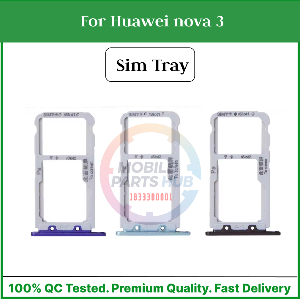 Huawei nova 3 Sim Tray Micro SD Card Slot with Sim Ejector Pin Replacement Part Mobile Parts & Accessories Price in Bangladesh - Mobile.com.bd