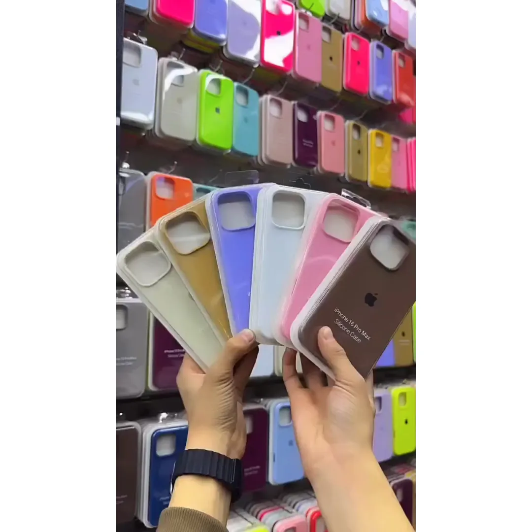 Crashstar With Logo Official Liquid Silicone Phone Case For Iphone 17 Pro Max / Iphone 17 Pro / Iphone 17 Air / Iphone 17 2025 Shockproof Soft Phone Casing With Velvet Inside Anti-Fall Dark Color Phone Cover Phone Cases & Covers Price in Bangladesh - Mobile.com.bd
