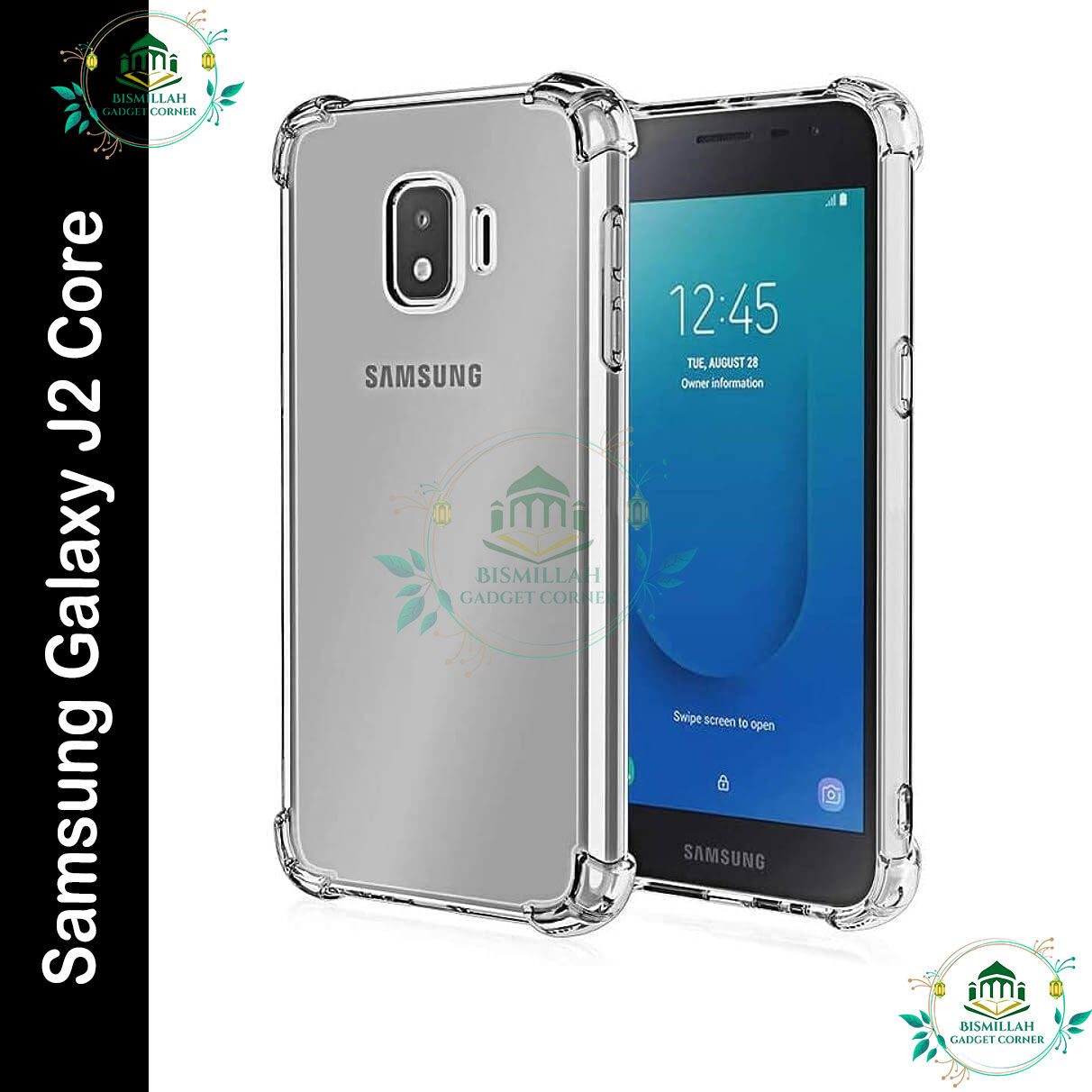 Transparent back cover For Samsung Galaxy J2 Core Luxury transparent Protect Back Cover Soft Case