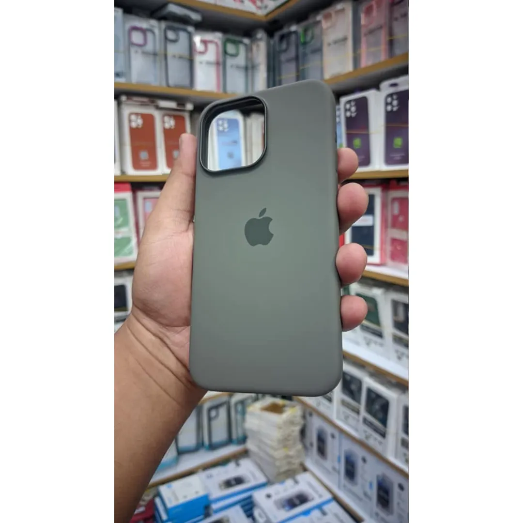 Premium Apple Iphone 15 Pro Max 6.7 2023 Clay Silicone Case With Magsafe