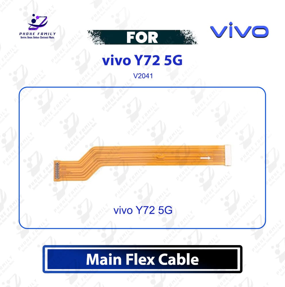 Vivo Y72 5G Motherboard Connector Flex Cable Ribbon Main Board Flex Ribbon Cable Replacement Repair Part For V2041 - Price in Bangladesh