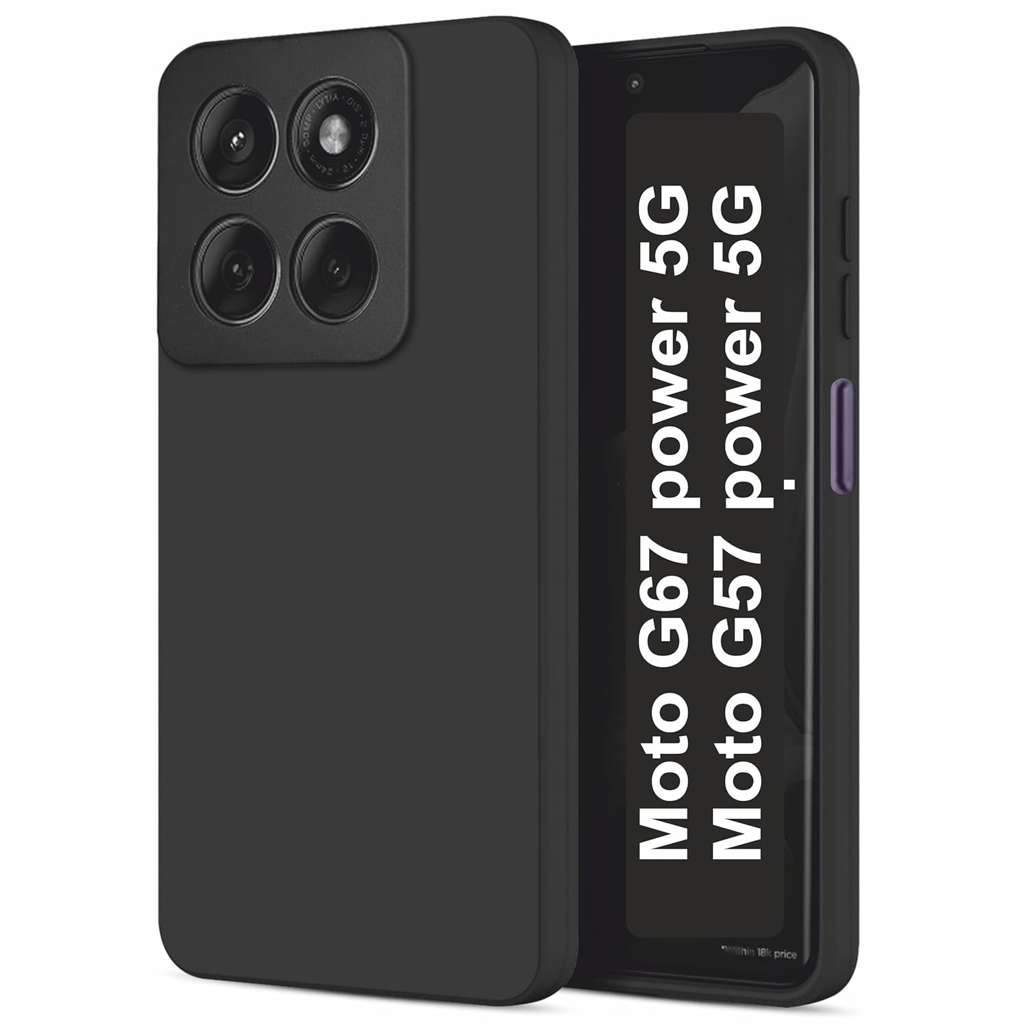 Motorola Original Premium Liquid Silicone Phone cover for Motorola Moto G67 Power 5G / Moto G57 Power 5G Back Cover Case & Cover Price in Bangladesh - Mobile.com.bd
