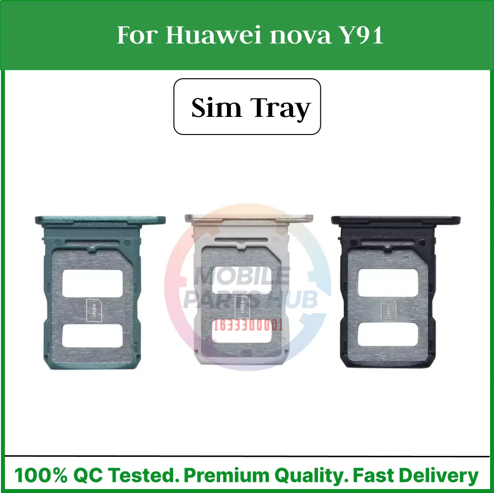 Huawei nova Y91 Nano Sim Card Tray Holder Sim Adaptor With Free Sim Ejector Pin Replacement Part Mobile Parts & Accessories Price in Bangladesh - Mobile.com.bd