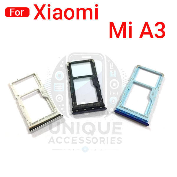 Xiaomi Mi A3 Sim Tray Micro SD Card Slot with Sim Ejector Pin Replacement Part Sim Trays & Ejector Pins Price in Bangladesh - Mobile.com.bd
