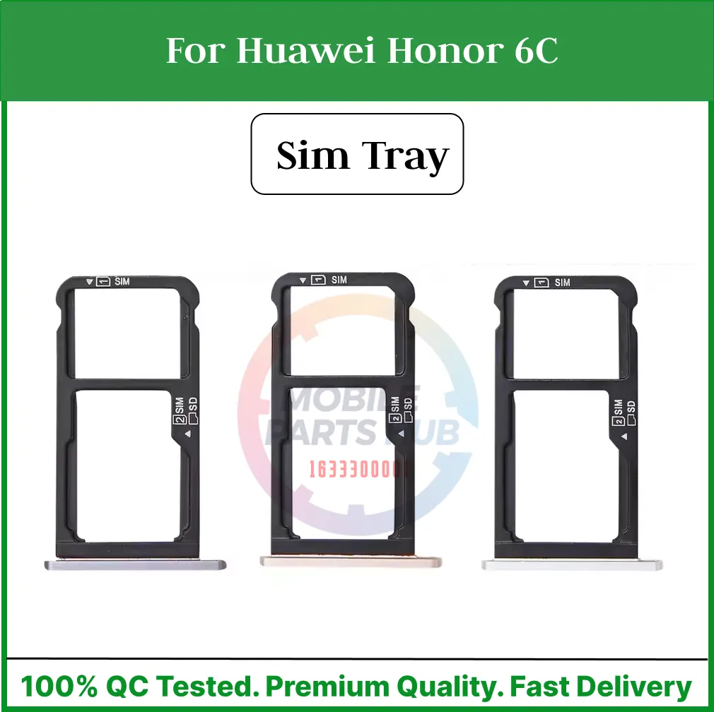 Huawei Honor 6C Nano Sim Card Tray Holder Sim Adaptor With Free Sim Ejector Pin Replacement Part Mobile Parts & Accessories Price in Bangladesh - Mobile.com.bd