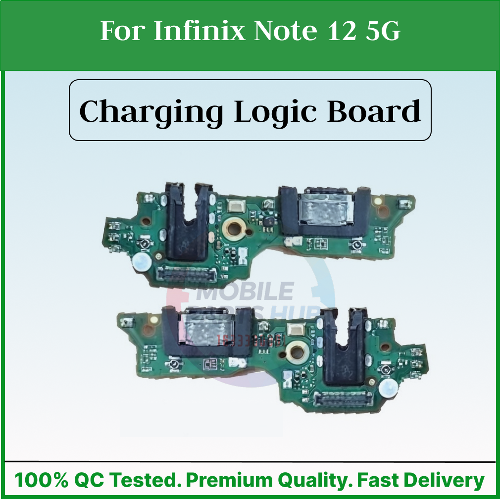 Charging Logic Board For Infinix Note 12 5G Charging Port USB Plug PCB Dock Connector Spare parts Mobile Parts & Accessories Price in Bangladesh - Mobile.com.bd