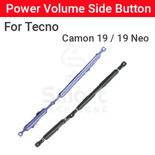 Power Volume Out Side Key Side Button For Tecno Camon 19/19 Neo External Volume Button + Power ON OF Replacement Parts Price in Bangladesh - Mobile.com.bd