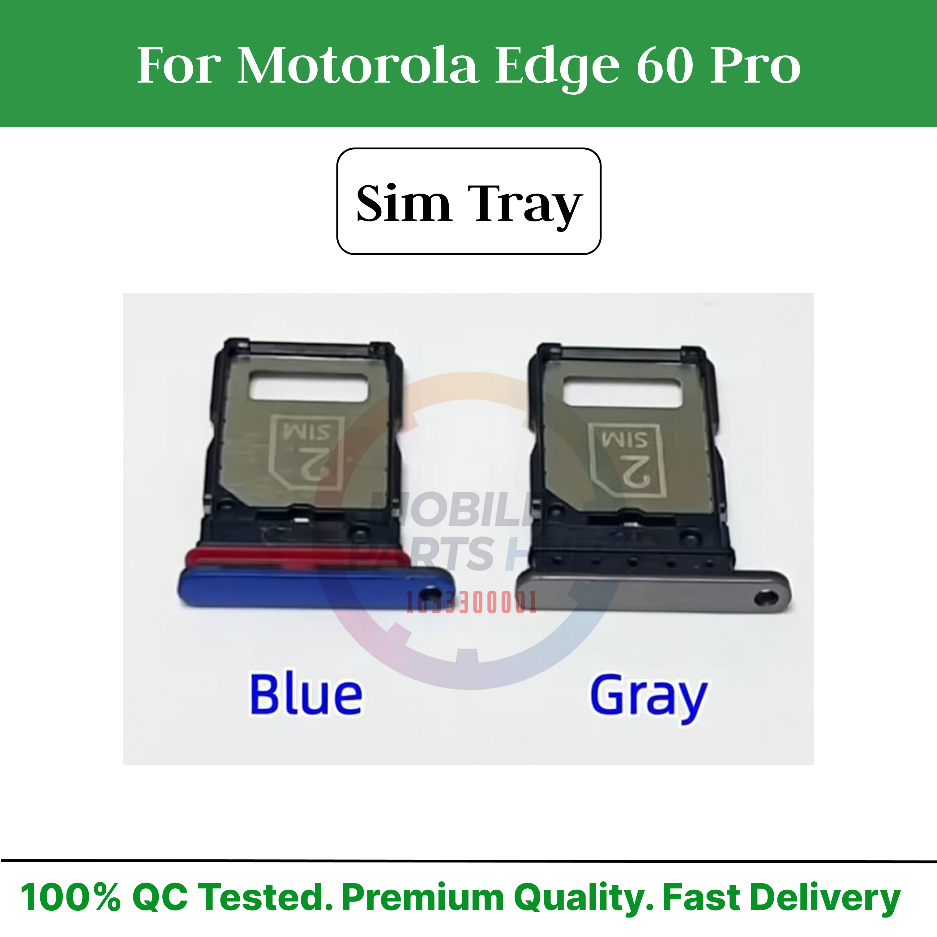 Motorola Edge 60 Pro Nano Sim Card Tray Holder Sim Adaptor With Free Sim Ejector Pin Replacement Part Mobile Parts & Accessories Price in Bangladesh - Mobile.com.bd