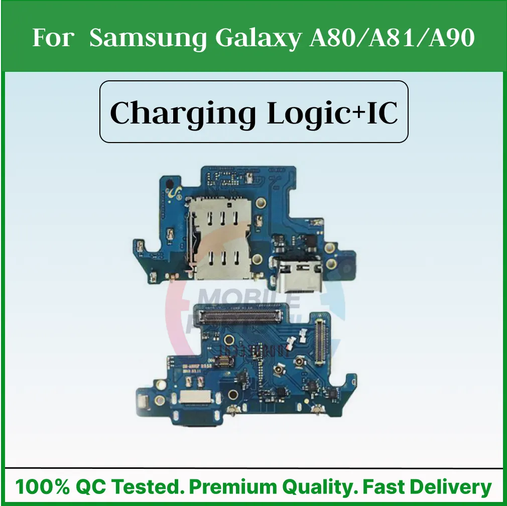 Charging Logic Board For Samsung Galaxy A80 A81 A90 Charging Port USB Plug PCB Dock Connector Spare parts Charging Port Parts Price in Bangladesh - Mobile.com.bd
