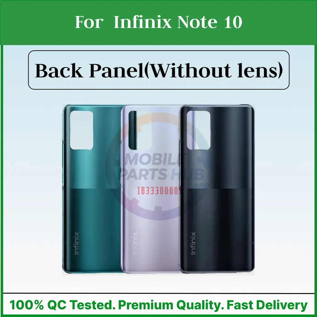 For Infinix Note 10 Back Panel/Backshell/ Casing + Side Button With Logo-All Colors Available Back Panels & Housings Price in Bangladesh - Mobile.com.bd