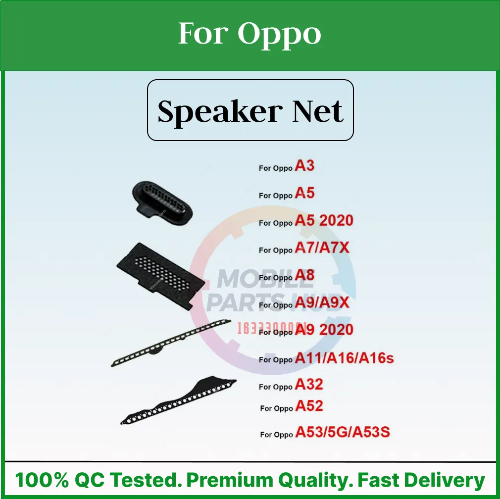 Oppo A3 A5 A7 A8 A9 A9X A11 A16 A16s A16 A53 A53 A53s 5G 1 pcs Anti Dust Earpiece Speaker Mesh Jali Dust Proof Mesh Replacement Mobile Parts & Accessories Price in Bangladesh - Mobile.com.bd