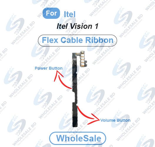 Itel Vision 1 Power On/Off Switch Button Side Volume Up Down Buttons Flex Cable Replacement Parts (Wholesale) Other Parts Price in Bangladesh - Mobile.com.bd