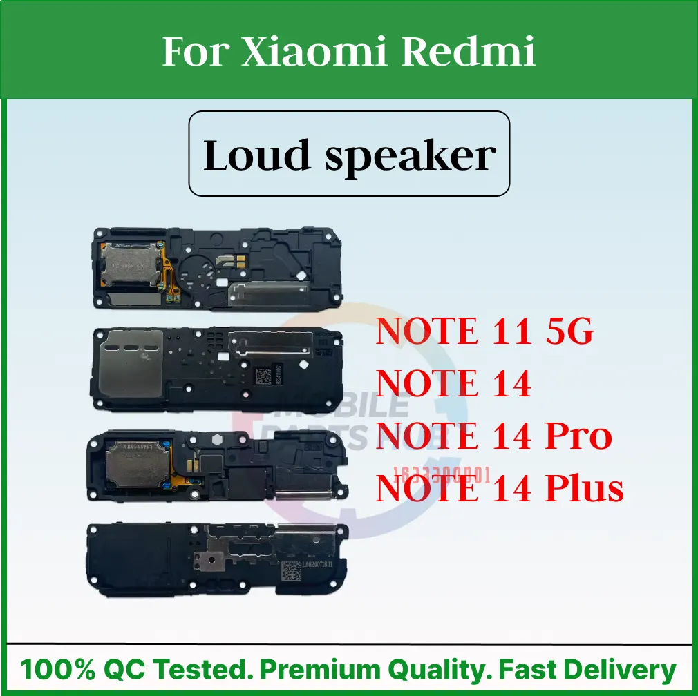 Loud Speaker Sound Buzzer For Xiaomi Redmi  NOTE 11 5G NOTE 14 NOTE 14 Pro NOTE 14 Plus Ringer Replacement Part Mobile Parts & Accessories Price in Bangladesh - Mobile.com.bd