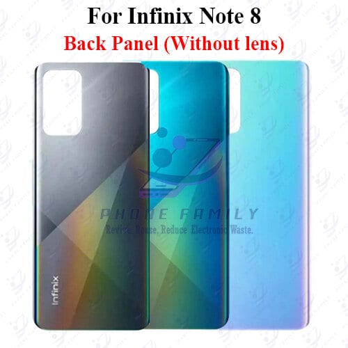 For Infinix Note 8 Back Panel/Backshell/ Casing With Logo-All Colors Available - Price in Bangladesh