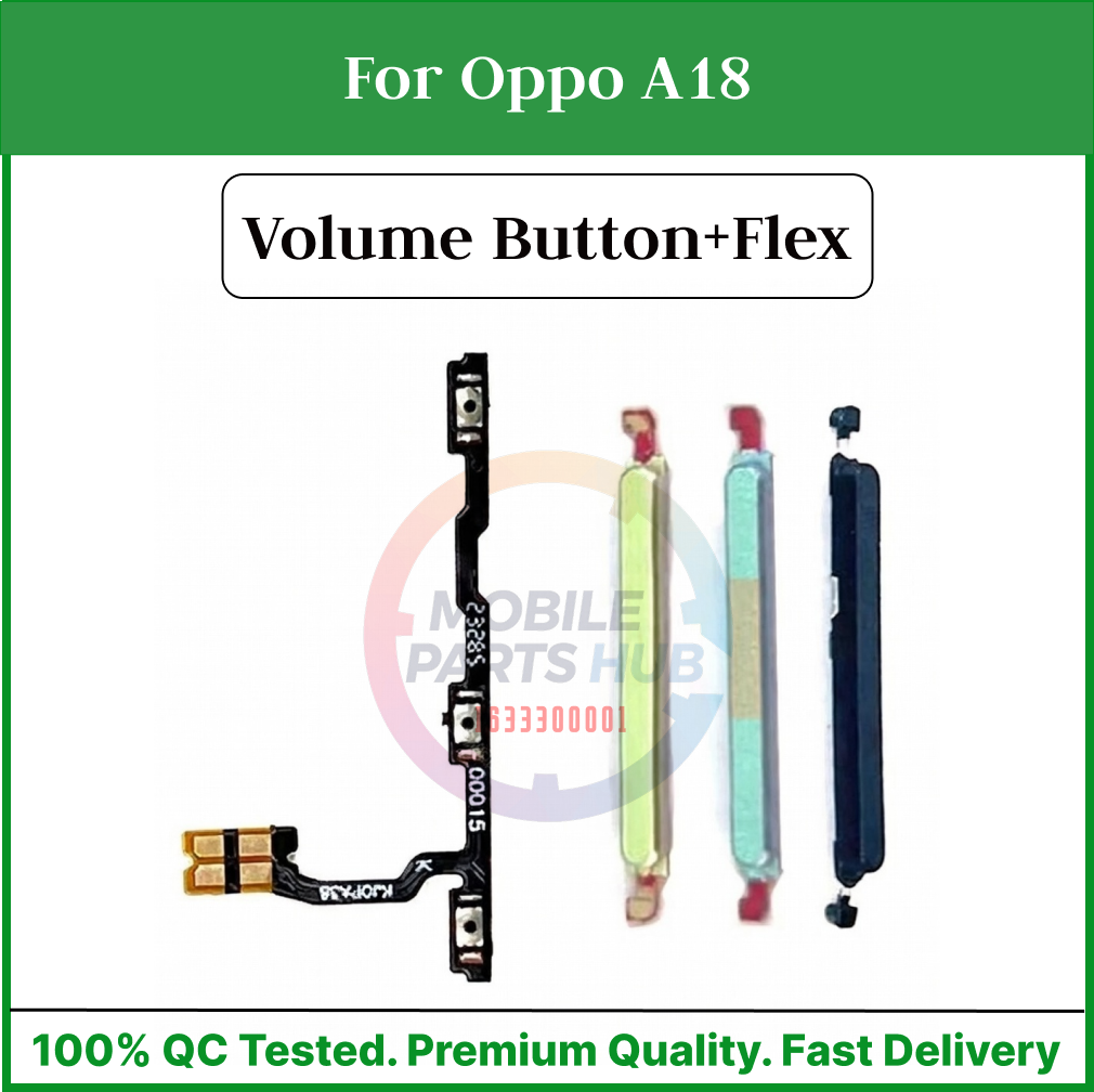 Oppo A18 Side Volume Up Down Buttons +Flex Cable Replacement Parts Flex Cables Price in Bangladesh - Mobile.com.bd