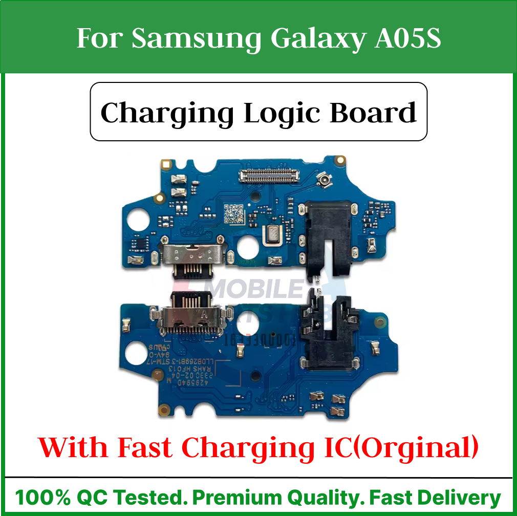 Charging Logic Board For Samsung Galaxy A05S Charging Port For USB Plug PCB Dock Connector Replacement Parts Charging Port Parts Price in Bangladesh - Mobile.com.bd