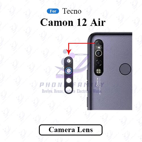 For Tecno Camon 12 Air Camera Main Glass Lens Replacement Part Main Camera Glass (not Protector) Price in Bangladesh - Mobile.com.bd