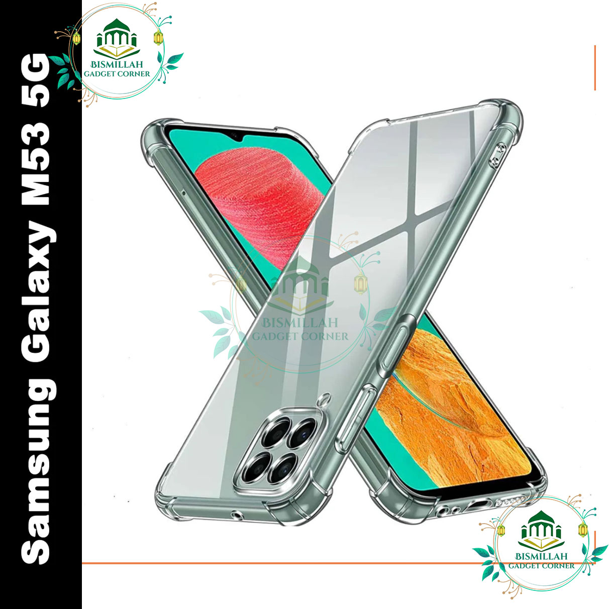 Samsung Transparent back cover For Samsung Galaxy M53 5G Luxury transparent Protect Back Cover Soft Case Case & Cover Price in Bangladesh - Mobile.com.bd