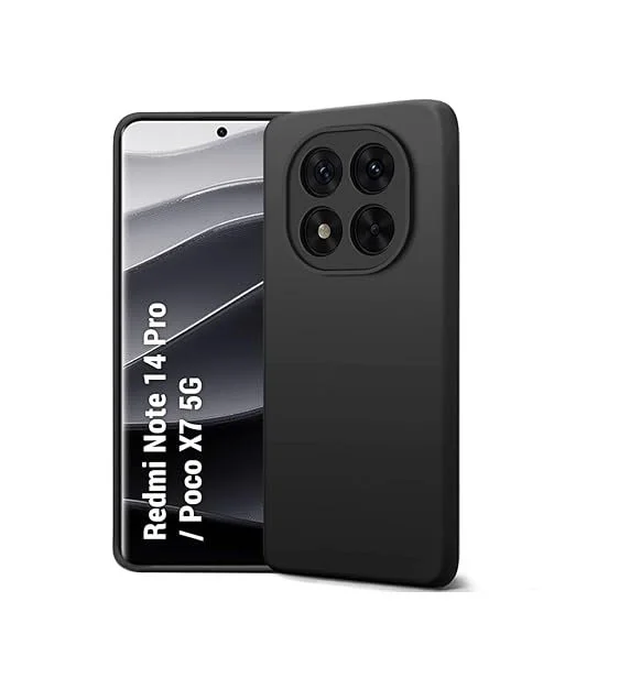 Original Premium Liquid Silicone Phone cover for Poco X7 5G Back Cover