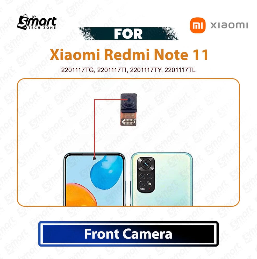 Xiaomi Redmi Note 11 Front Camera Module - Selfie Camera Flex Cable Replacement Repair Spare Part - Price in Bangladesh