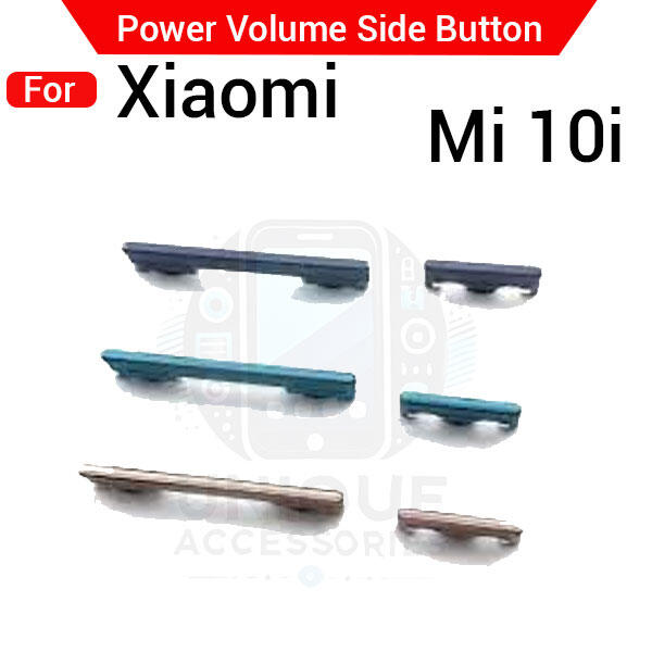 Compatible with Xiaomi Mi 10i External Side Buttons Power On Off + Volume Control Button Outside Side Keys - Price in Bangladesh