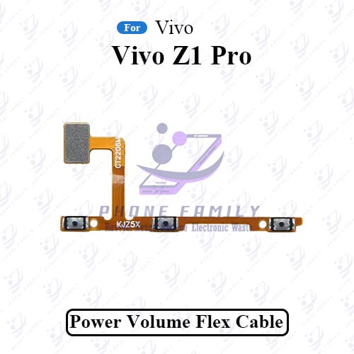 For Vivo Z1 Pro Volume Power Flex Cable On Off Power Volume Switch Side Button Flex Ribbon Repair Parts Power Volume Flex Price in Bangladesh - Mobile.com.bd