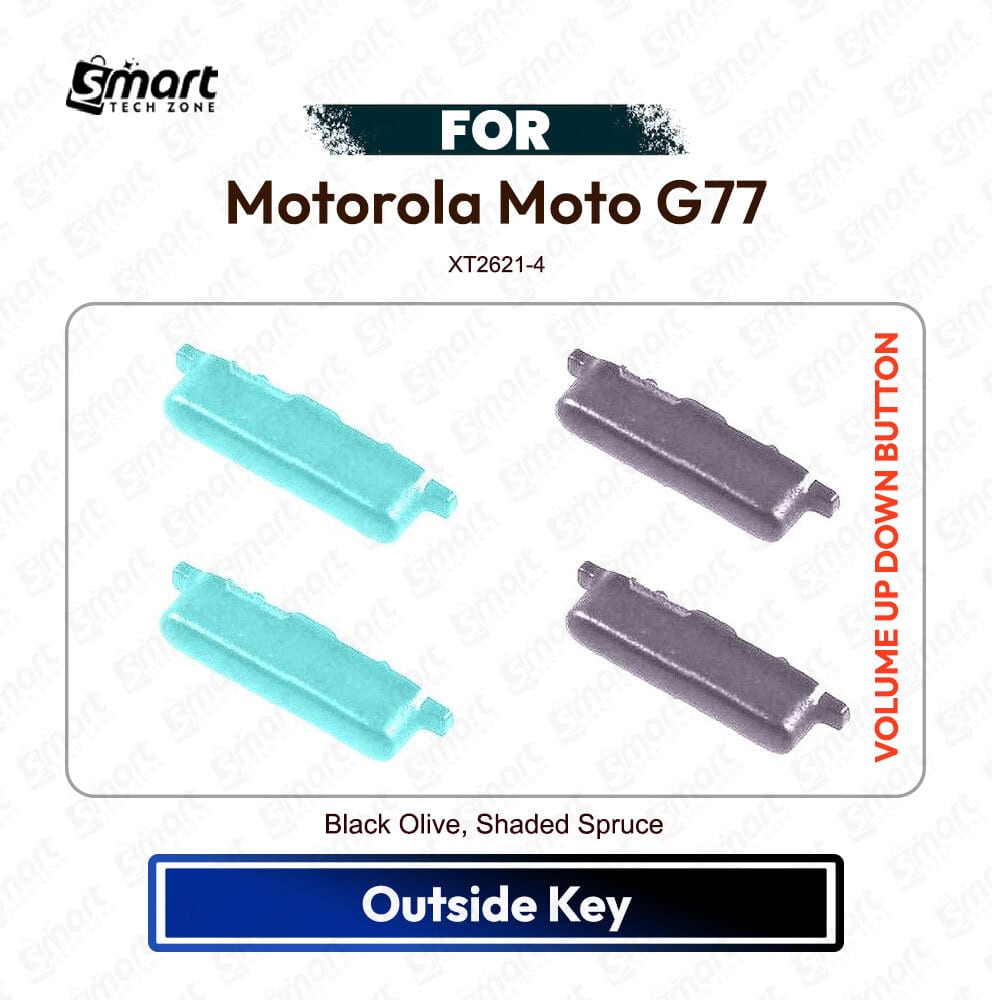 Motorola Moto G77 Power On Off, Volume Up Down Button Side Key, Outside Key Replacement Repair Spare Part For XT2621-4 Price in Bangladesh - Mobile.com.bd