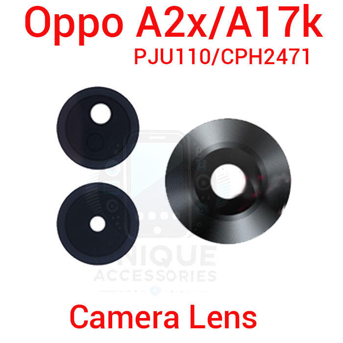 Oppo A2x/ A17k PJU110/CPH2471 Main Rear Camera Glass Lens (Not Camera Protector) Camera Parts Price in Bangladesh - Mobile.com.bd