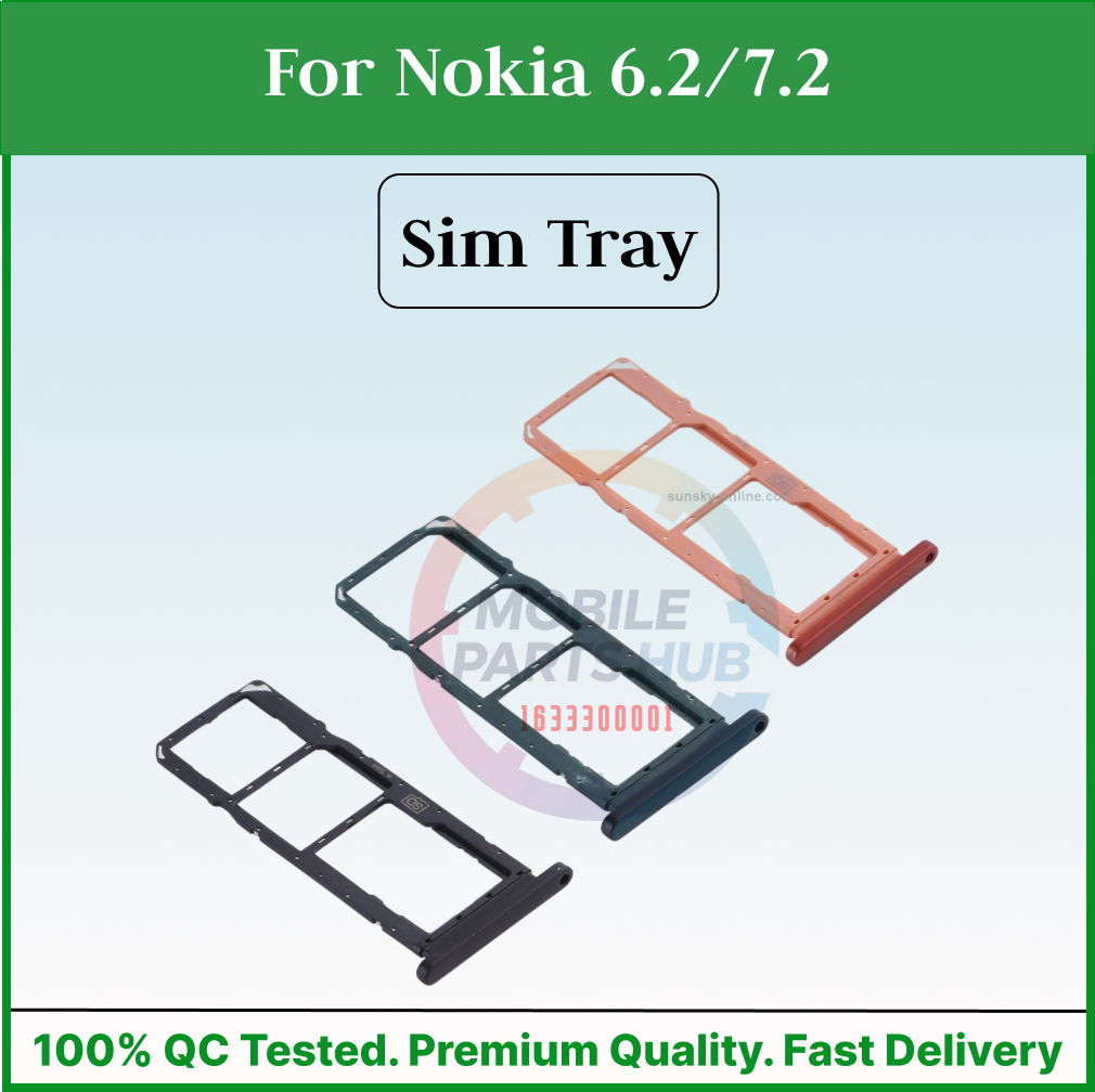 Nokia 6.2/7.2 Sim Tray Micro SD Card Slot with Sim Ejector Pin Replacement Part Sim Trays & Ejector Pins Price in Bangladesh - Mobile.com.bd