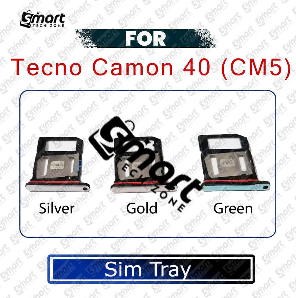 SIM Card Tray Holder For Tecno Camon 40 CM5 Sim Card Slot Reader Adapter Parts Price in Bangladesh - Mobile.com.bd