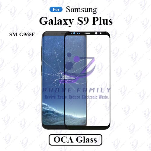 For Samsung Galaxy S9 Plus SM-G965F LCD Display Touch Screen Front Glass Lens + Lamination OCA , Not Tempered Glass Protector Oca Glass Price in Bangladesh - Mobile.com.bd