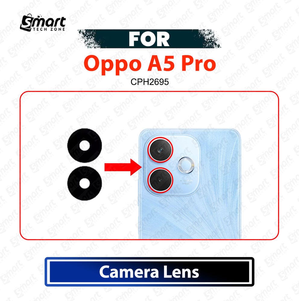 Oppo A5 Pro Rear Camera Glass Lens Cover - Main Back Camera Lens Replacement Repair Spare Parts (CPH2695) - Price in Bangladesh