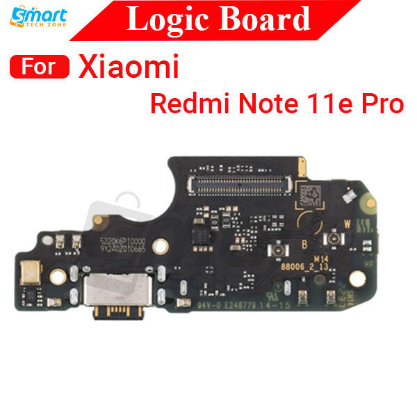 Charging Logic Board For Xiaomi Redmi Note 11e Pro Charging Port USB Plug PCB Dock Connector Spare parts Replacement Parts Price in Bangladesh - Mobile.com.bd