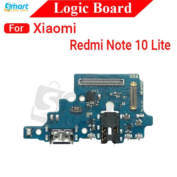 Charging Logic Board For Xiaomi Redmi Note 10 Lite Charging Port USB Plug PCB Dock Connector Spare parts Charging Port Parts Price in Bangladesh - Mobile.com.bd