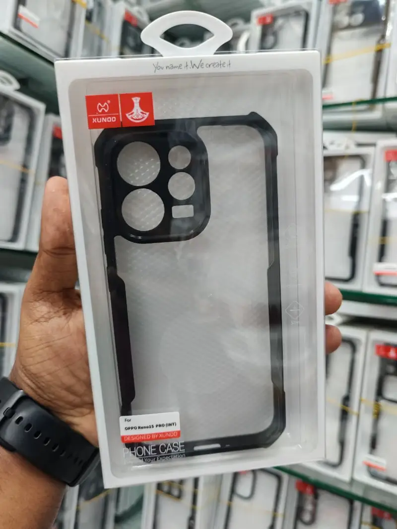Xundd OPPO Reno 15 Pro (int) XUNDD Case Airbags Shockproof Hard PC + Soft TPU Anti-fall Phone Cover Case & Cover Price in Bangladesh - Mobile.com.bd